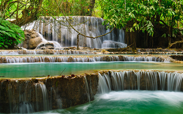 Cascading Kuang Si Waterfalls - Laos Holiday Packages