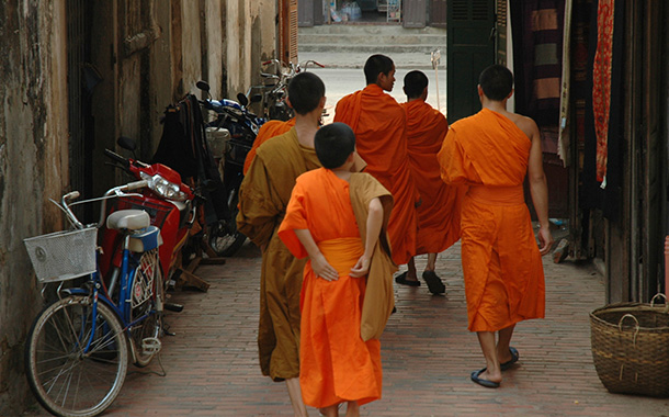 Monks of Luang Prabang - Laos Holiday Packages