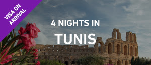 4 nights in Tunisia - E-Visa...