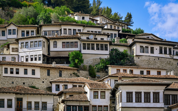 Berat town Albania Berat town Albania