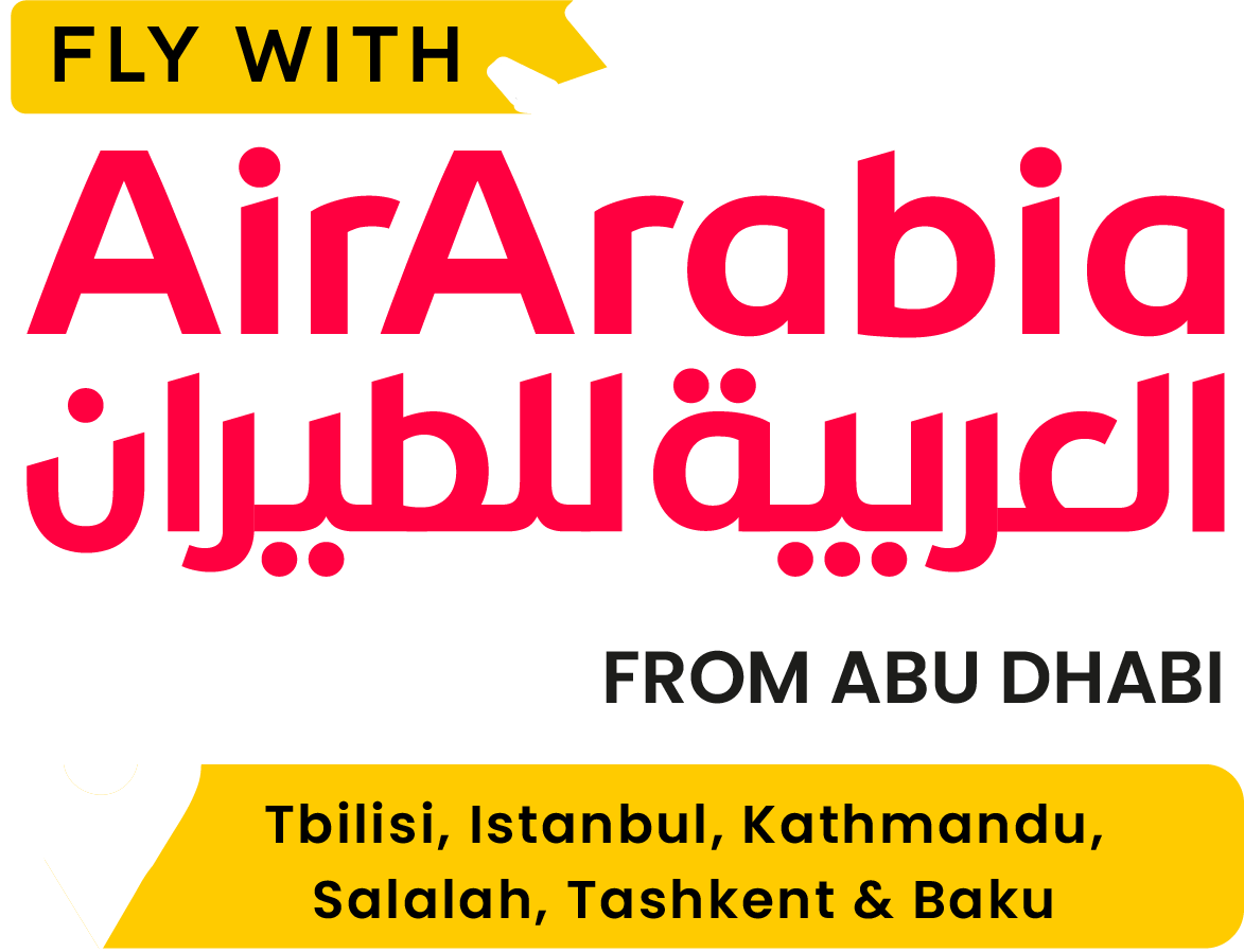 Fly with Air Arabia from Abu Dhabi