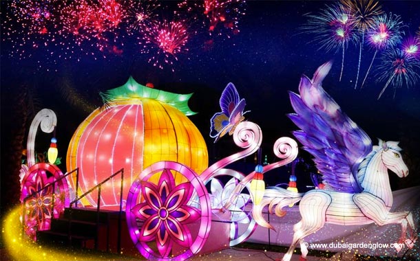Garden glow Dubai - Cinderella horse carriage 2