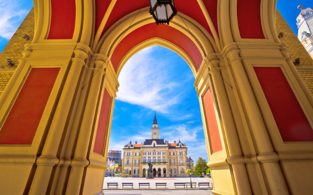 Novi Sad arches Serbia Day 3