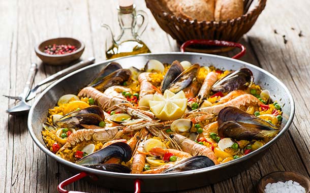 Paella, a Valencian rice dish - Spain Holiday Packages