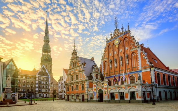 Riga old town Latvia