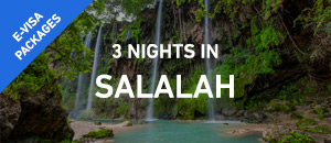 3 nights in Salalah - E-Visa...