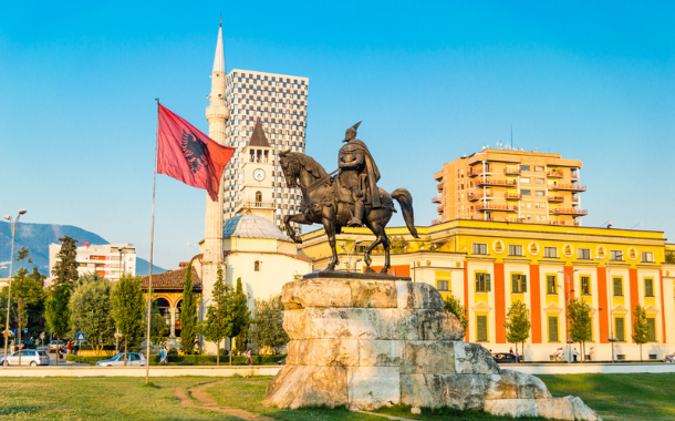 Skanderbeg monument Serbia - Day1