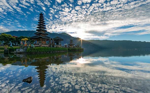 Beautiful View of Bali City 