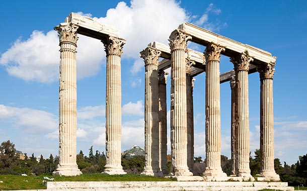 Temple-Of-Olympian-Zeus---Athens,-Greece