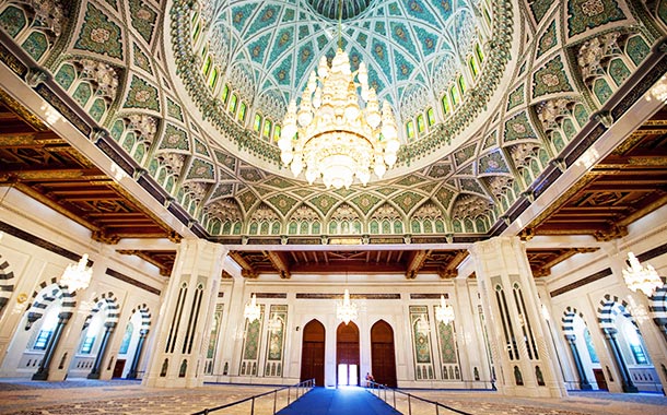 The unique Grand Mosque of Oman The unique Grand Mosque of Oman