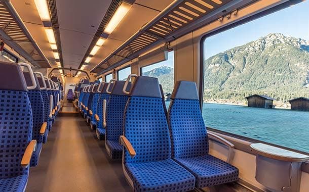 Interiors of train