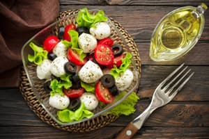 Italian caprese salad