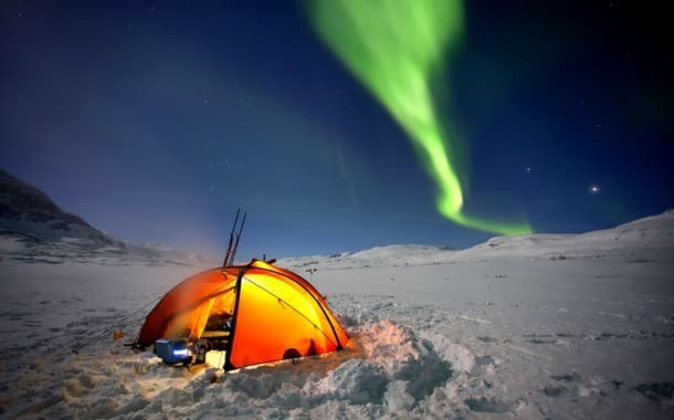 Camping for the Northern Lights